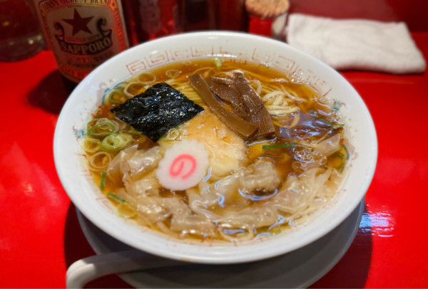 「ワンタン麺 ¥900」@マルフル食堂 市役所通り店の写真