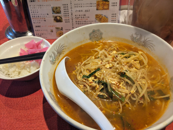 「塩ニンニクタンタンメン」@和香佐2ndの写真