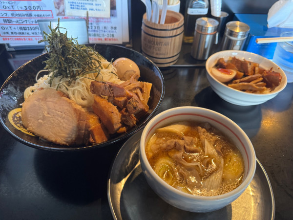 「豚のつけ麺【限定】Ｏ✖️Ｔ」@麺坊 炗の写真