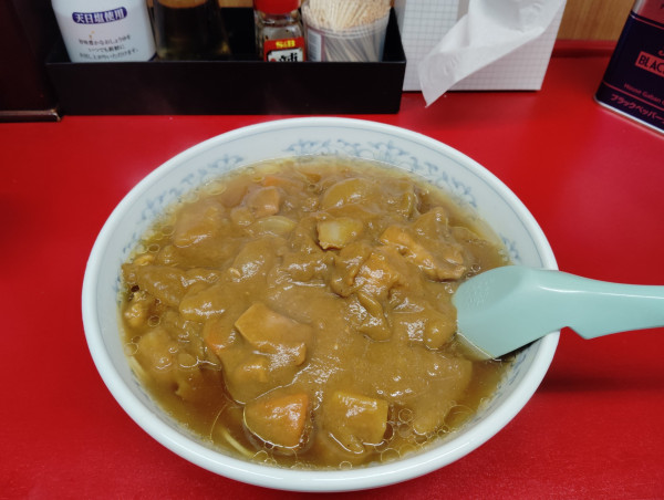 「オススメ　　カレーラーメン　　　730円」@あ麺んぼの写真