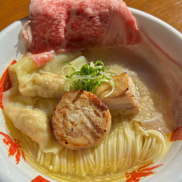 「信州地鶏の塩そば 超千鶏盛り（麺道 千鶏）」@第2回ラーメン万博2024 in TSUCHIURAの写真