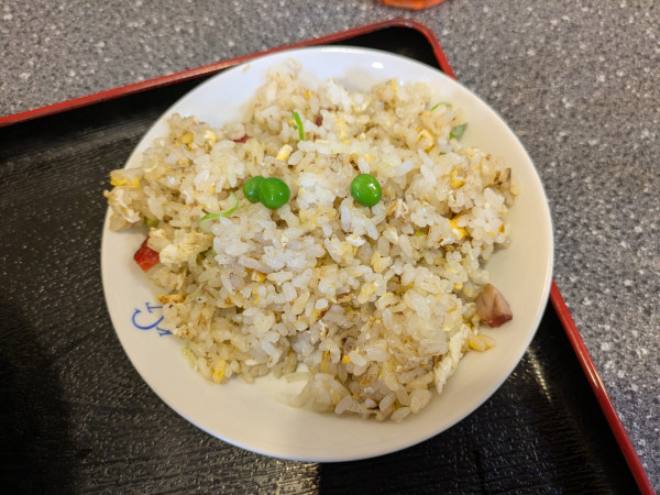 「半チャーハン：300円（麺類と一緒に頼む必要有り）」@広東料理 菜香亭の写真
