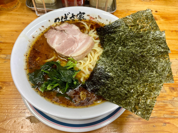 「焦がしにんにくラーメン」@横浜家系ラーメン 武蔵境つばさ家の写真