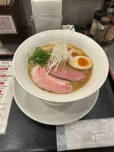 「ラム煮玉子そば＆ラム串3種」@ラムそば専門店 一誠の写真