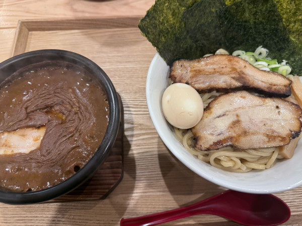 「特製カレーつけ麺（1430円）と卵雑炊（160円）」@麺屋 らいこうの写真