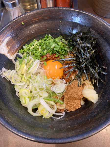 「【限定】台湾まぜそば」@麺彩房 中野本店の写真