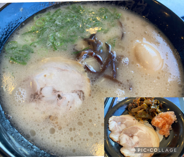 「博多ラーメン香美（超こってり味）広瀬香美オススメ博多盛りトッピン」@らあめん花月嵐 ひたちなか高場店の写真