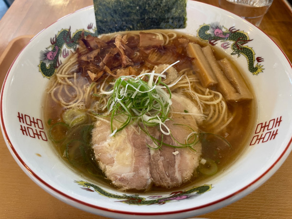 「鰹だし中華そば」@自家製麺 風夏の写真