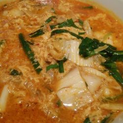 チゲ味噌ラーメン 750円＋半ライス 140円