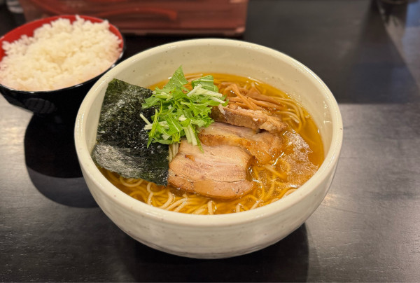 「【限定】えび塩ら〜麺¥900、ご飯（小）¥100」@麺屋 星虎の写真