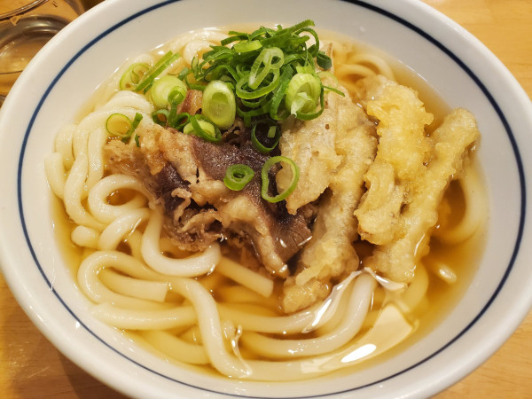 「ごぼう天＋牛肉」@ウエスト 天神北店の写真