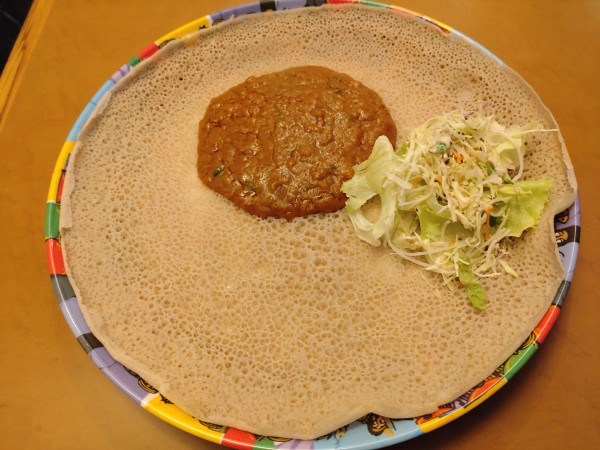 「シロテガビノ　１２００円＋消費税」@リトルエチオピアの写真