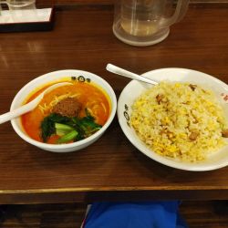 豚バラチャーハンセット