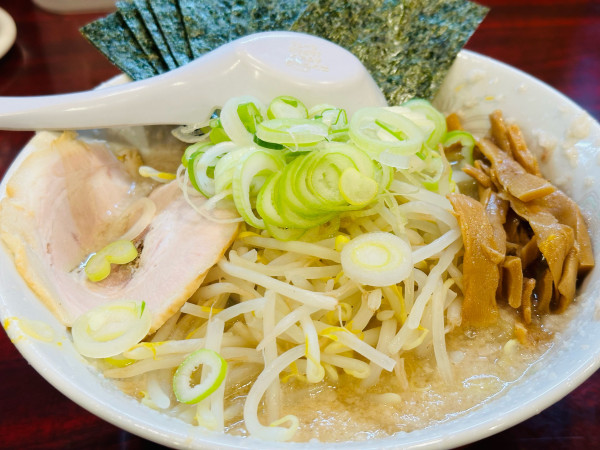 「醤油のりらーめん 1,000円」@こってりらーめん なりたけ 本八幡店の写真