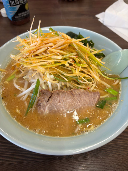 「ネギ味噌ラーメン」@ラーメンショップ〇化 市原山木店の写真