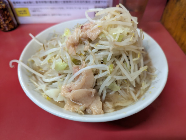 「小ラーメン　(ﾔｻｲｱﾌﾞﾗ)」@ラーメン二郎 環七一之江店の写真