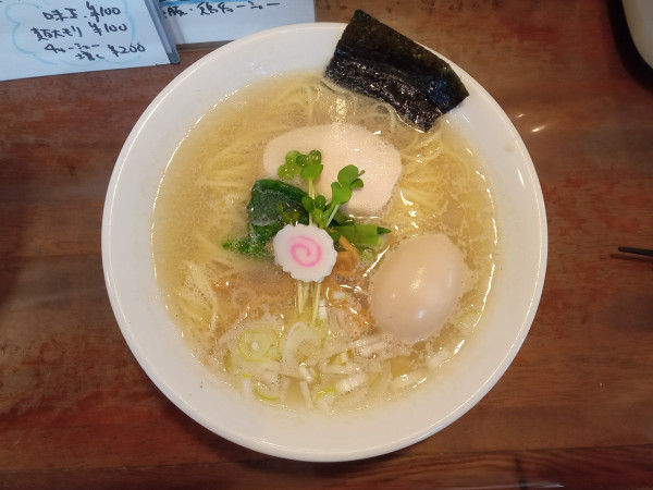 「【限定】はまぐり×タラの白子ラーメン（塩）」@麺酒処 ふくろうの写真