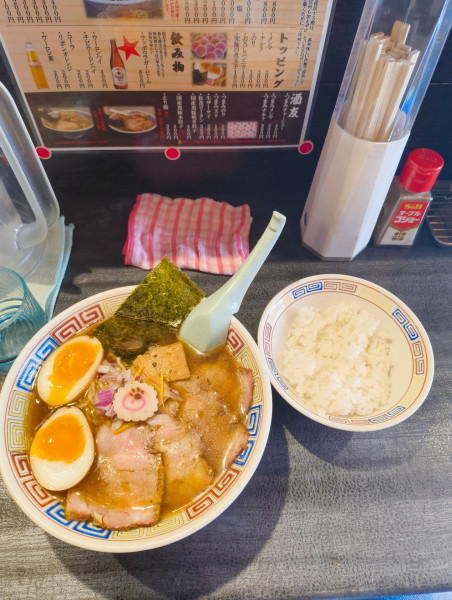 「チャーシュー麺+究極の煮玉子　1100円」@中華ソバ 鳴門の写真