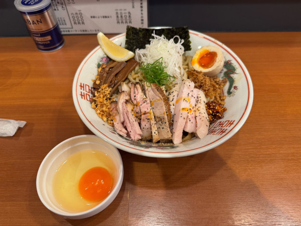 「まぜそば」@自家製手もみ麺 鈴ノ木の写真