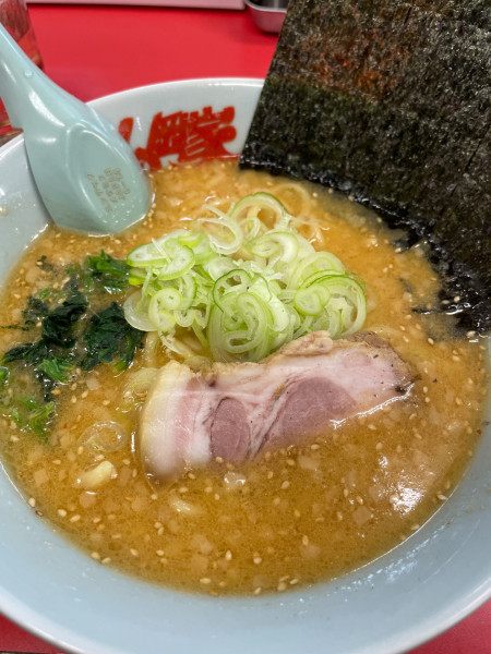 「特製味噌　背脂変更」@山岡家 宮城野店の写真