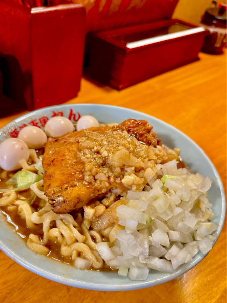 「天二郎（大）1,100円」@豚骨らーめん れんの写真