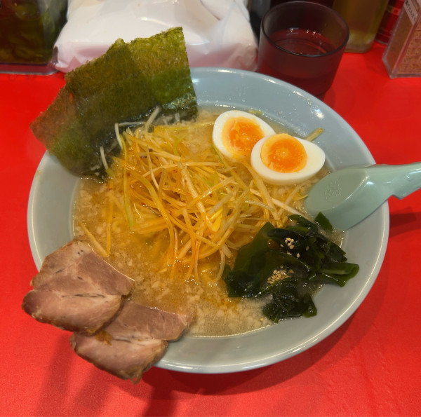 「特製ラーメン辛ネギ」@ラーメンショップ〇化 千葉富士見店の写真