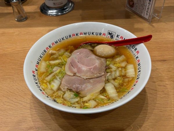 「煮玉子ラーメン 炒飯セット」@どうとんぼり神座 アトレ恵比寿店の写真