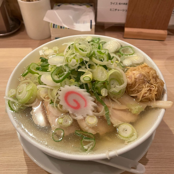「生姜チャーシューめん　ネギ増し」@しょうがラーメン七の庫の写真