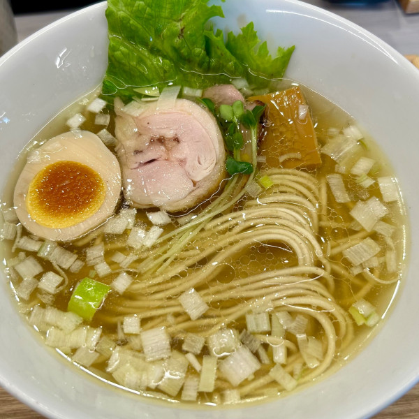 「鶏澄麺＋特選餃子（二重丸）」@鶏塩麺リオンの写真