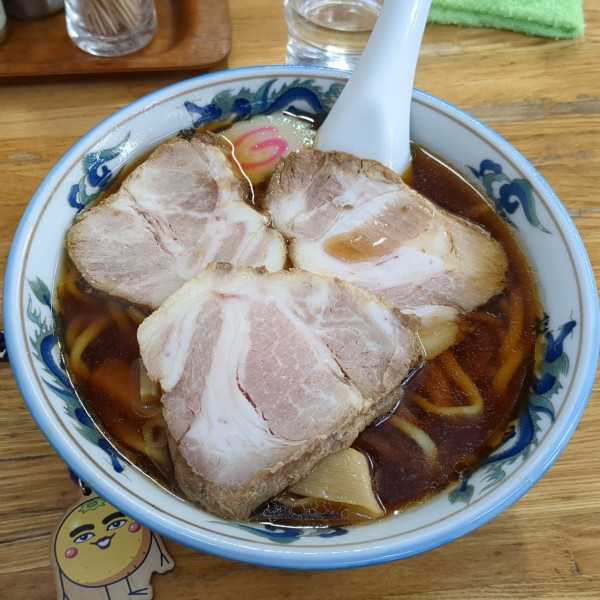 「らーめん＆チャーシュー3枚」@丸長 坂戸店の写真