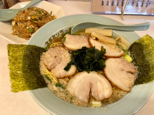 「チャーハンセット  チャーシュー麺」@ラーメンショップ 片柳店の写真