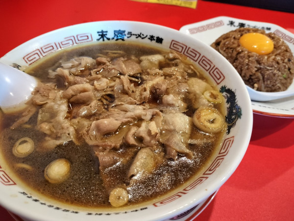 「中華そば&ヤキメシセット」@末廣ラーメン本舗 高田馬場分店の写真