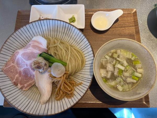 「帆立の昆布水つけ麺」@麺や くろえもんの写真