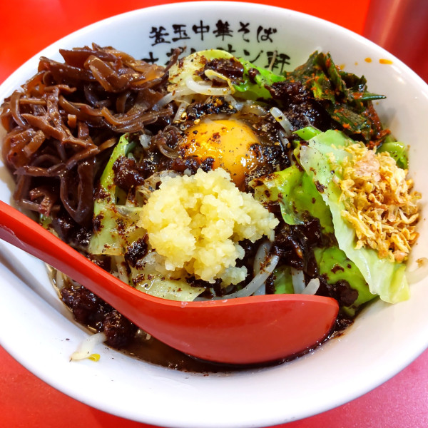 「問題作！釜二郎（￥790）」@釜玉中華そば ナポレオン軒 京急蒲田店の写真