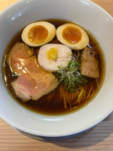 「味玉中華そば」@麺道 麒麟児の写真