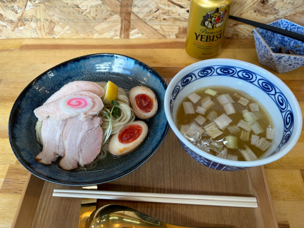「特製昆布水つけ麺（塩）」@JAPANESE RAMEN マンちゃん 住吉店の写真