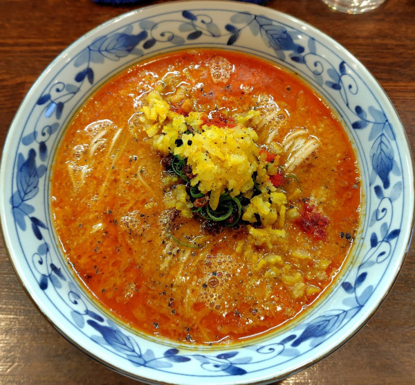 「柚子入り担々麺 1600円」@yagu-noodleの写真