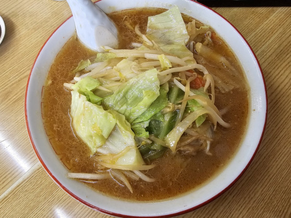 「手打みそラーメン 850円」@みそラーメンの峰の写真