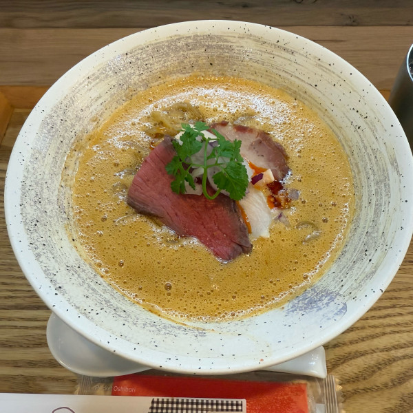 「超濃厚えびそばピリ辛」@えびそば 緋彩の写真