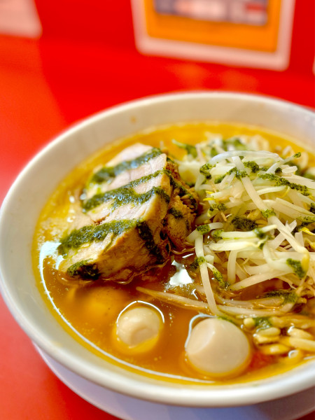 「トマトラーメン950円」@自家製麺 ダイサンの写真