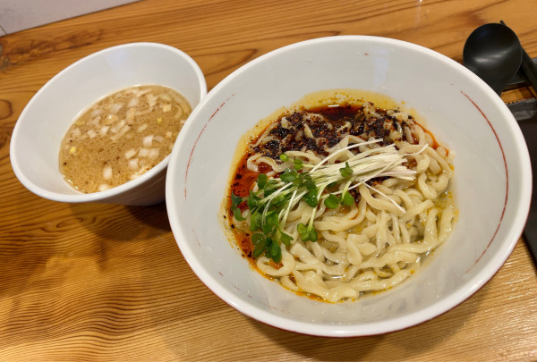 「【季節のら～めん】担々つけめん」@らーめん かねかつの写真