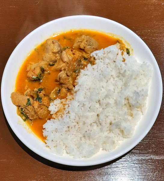 「セットのチキンカレー 500円」@ネワ屋の写真