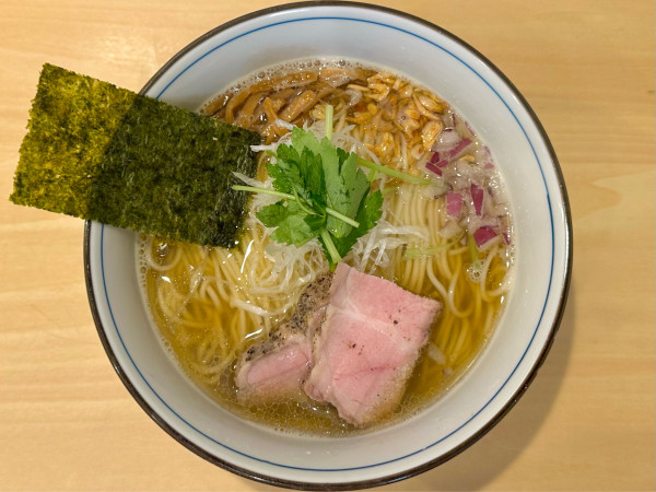 「★純煮干しらーめん(塩)🍜¥1,100」@麺庭 つむぎの写真