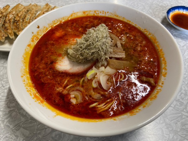 「紅 玉子入り」@宝明楼 大口店の写真