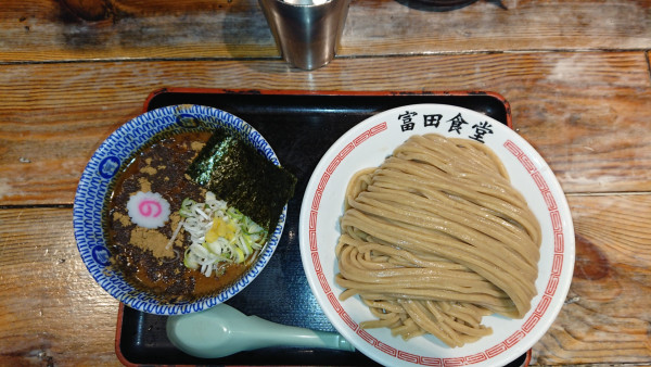 「濃厚つけ麺大(320g)(1100円)」@松戸中華そば 富田食堂の写真