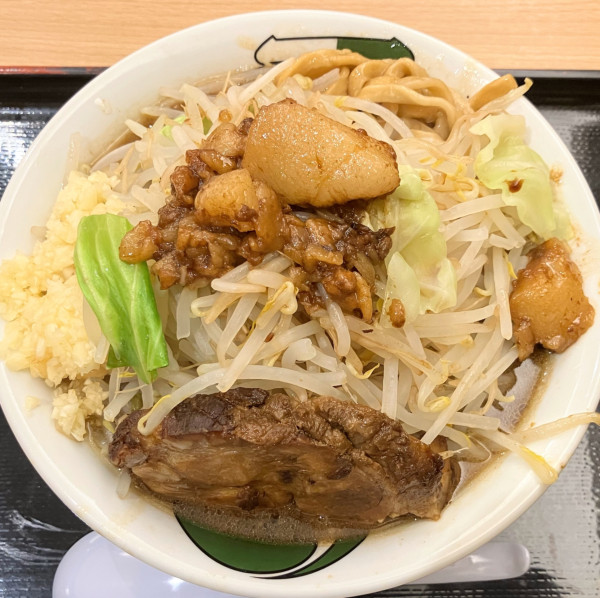 「雷そば並250g950円他」@松戸中華そば 富田食堂 東千葉店の写真