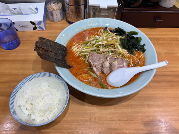 「スーラータンメン中盛トッピングネギ（1200）」@ラーメン関口の写真