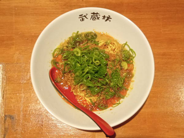 「ごま汁なし担担麺」@武蔵坊の写真