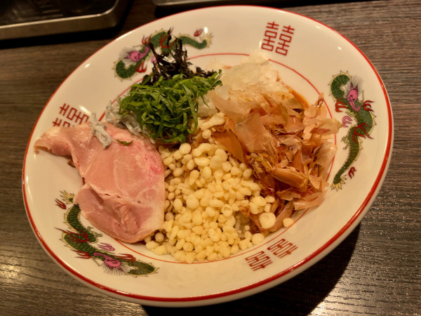 「【限定】和モダンまぜそば(並)」@中華そば 十目一八食堂の写真