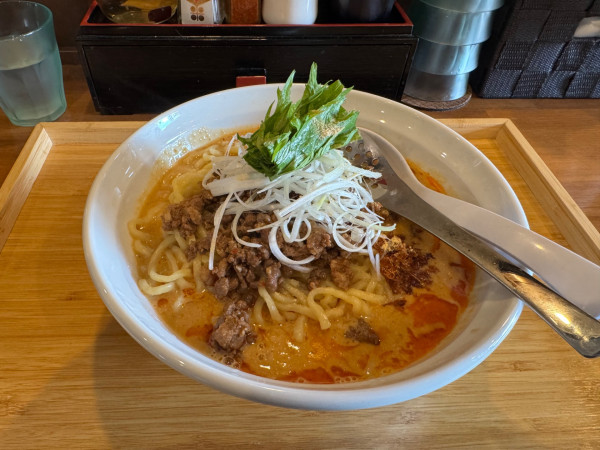 「海老辛担々麺」@らぁめん 麺彩家の写真